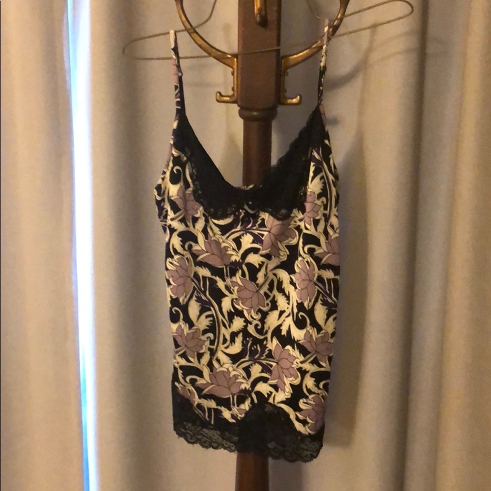 Lace spaghetti strap